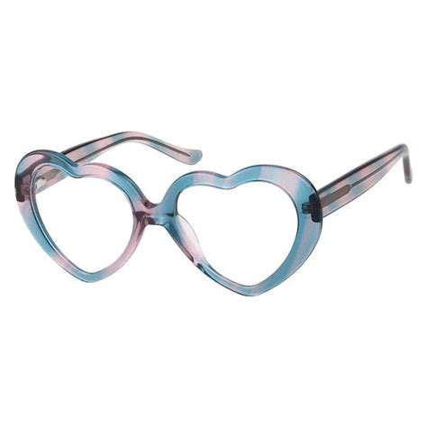 heart shaped prescription glasses frames.